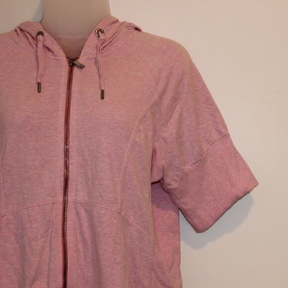 Zella Pink Full zip Hoodie Women Size Large - Picture 3 of 11